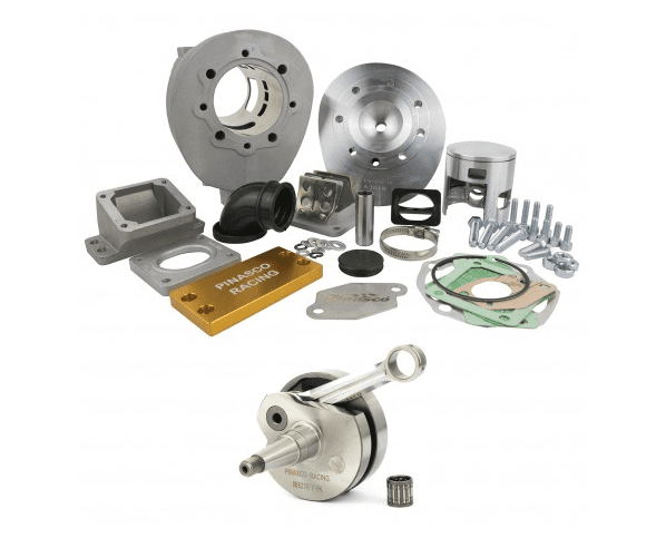 26360016 cylinder kit pinasco shaft 225cc d.69 960vtr slave piaggio vespa pe 200 corsa 60 26032903 + 26081827