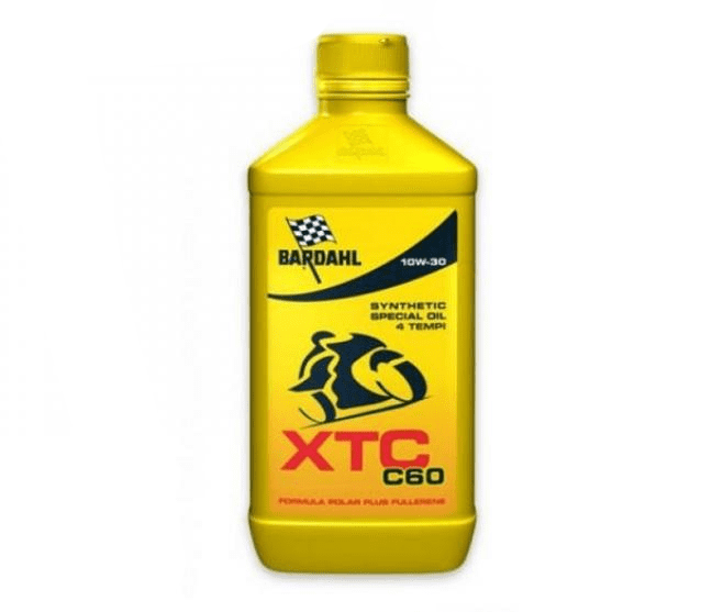 348141 1 litro olio bardahl xtc c60 10w30 lubrificante per moto 4t 1lt