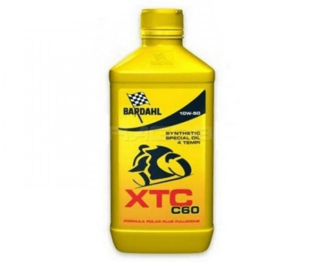 338141 1 litro olio bardahl xtc c60 10w50 lubrificante per moto 4t 1lt