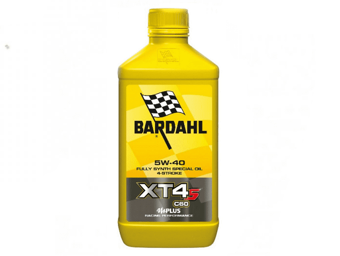 355041 1 litro olio bardahl xt4-s c60 5w40 lubrificante per moto 4t 1lt