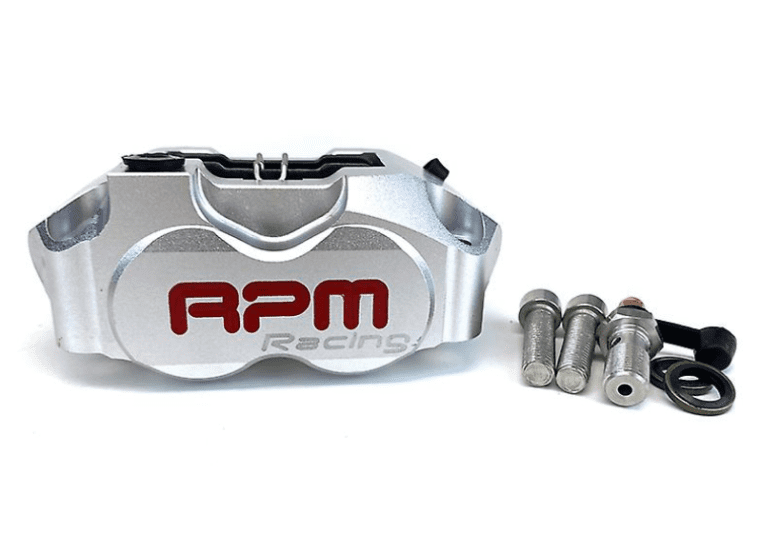 Pinza freno radiale 4 pistoncini RPM Argento