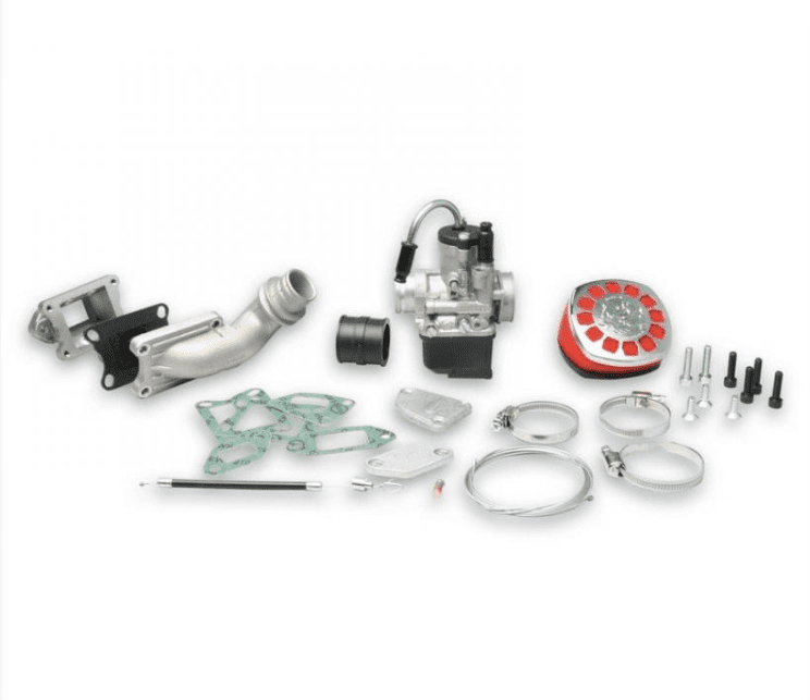 1615907 malossi phbl 25 b carburetor kit vespa et3 primavera 125 2t reed valve to cylinder 2nd series -