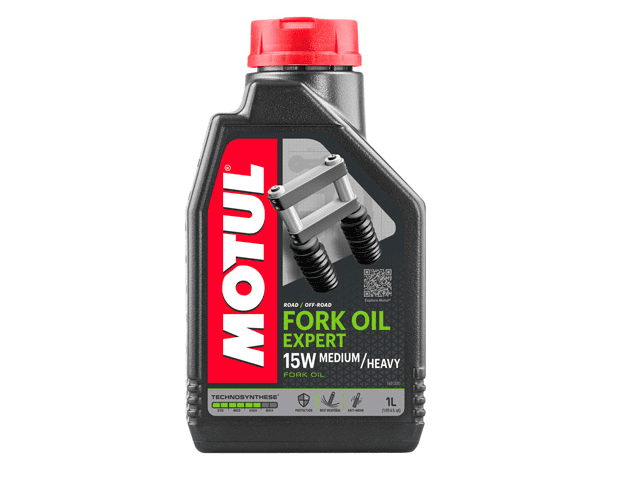 105931 1 liter motul fork oil expert medium/heavy 15w fork oil