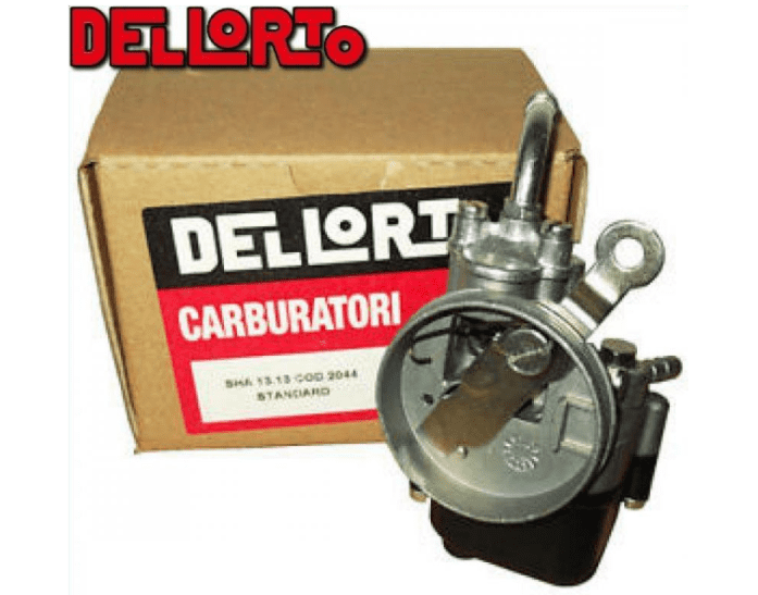 02044 carburatore dellorto sha 13 13 2t aria manuale attacco femmina universale piaggio bravo si ciao 2044