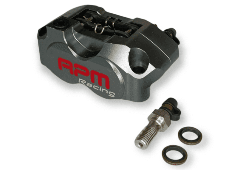 Pinza freno radiale 4 pistoncini RPM Titanio