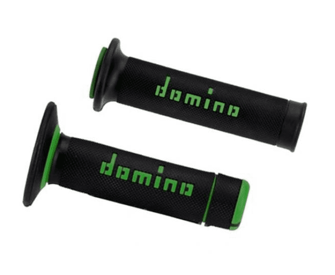 a02041c4440a7-1 pair of universal black/green domino grips