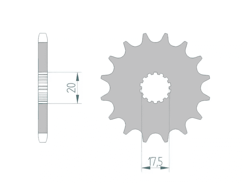 1075279002 Afam Z14 YZ 85 Pinion