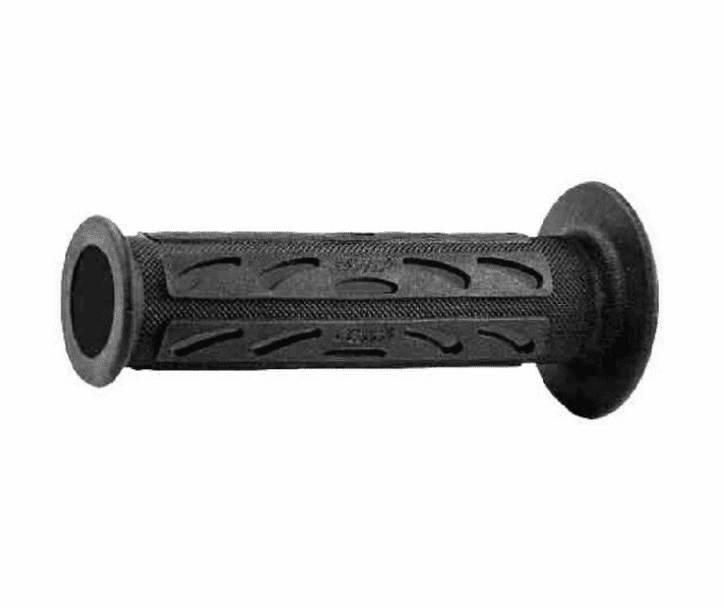 405402610 coppia manopole progrip 724-oe-298 strada, nero/titanio, double density, con foro